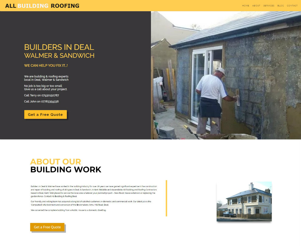 All Building & Roofing in Deal