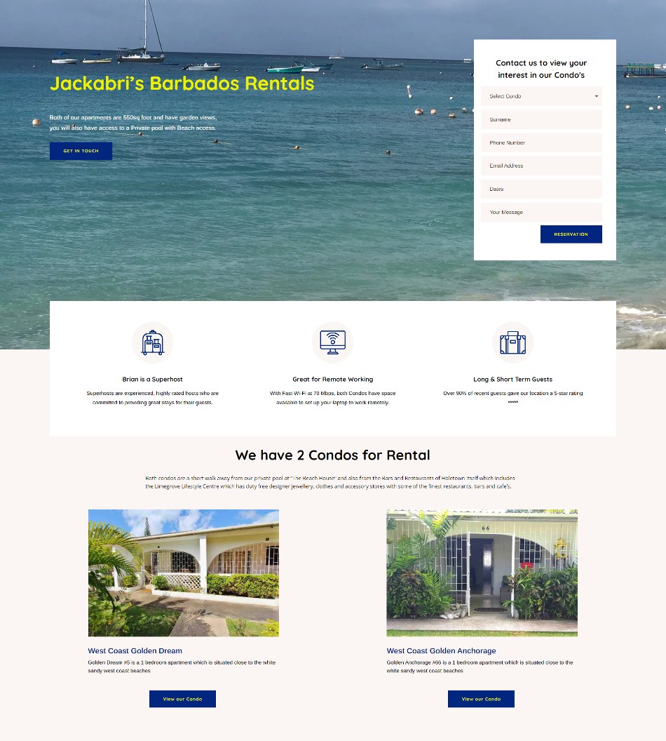 Jackabris barbados rentals